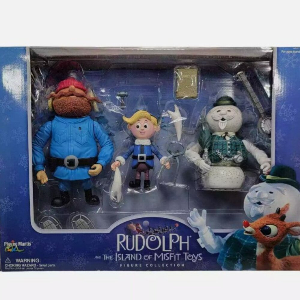 Rudolph the Red Nosed Reindeer Island of Misfit Toys Figure Set